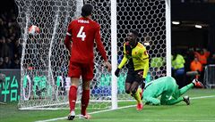 Fotbalisté p�edposledního Watfordu v anglické lize u�t�d�ili první porá�ku...