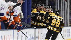 Nejlepší střelec NHL David Pastrňák nasměroval hokejisty Bostonu 47. gólem v...