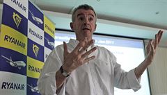 Michael O'Leary, výkonný editel letecké spolenosti Ryanair.