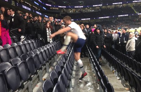 Eric Dier si jde pro fanouka, který údajn uráel jeho bratra.