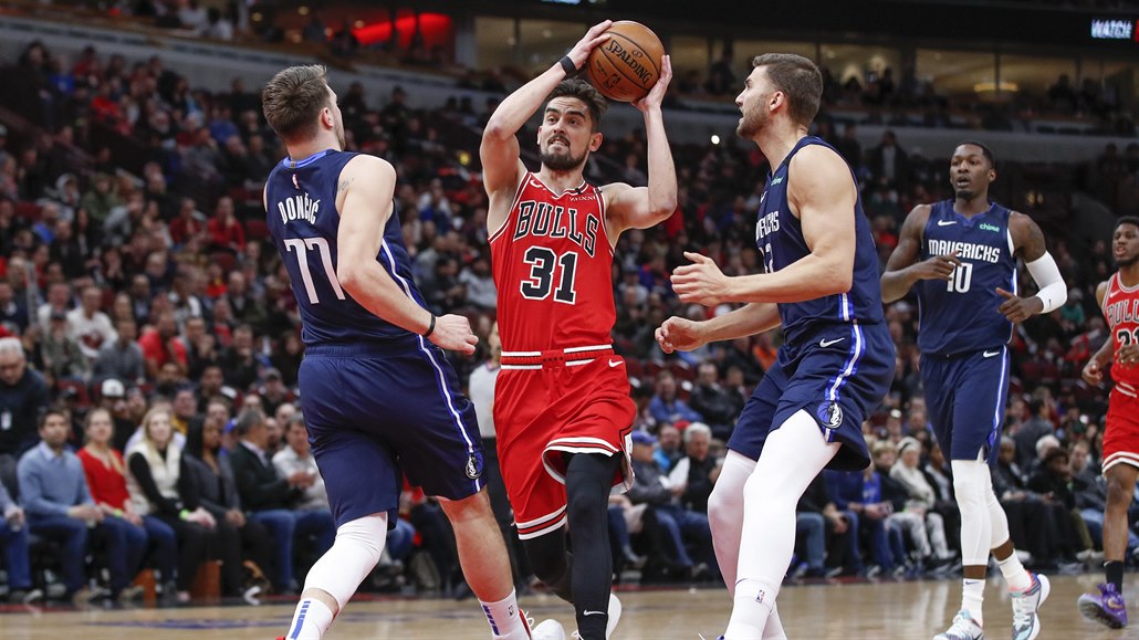 Tomáš Satoranský (31) za Chicago Bulls.