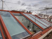 St�e�ní okna vedoucí na st�echu