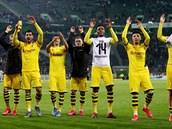 Fotbalisté Dortmundu se díky výhe v 25. kole nmecké ligy 2:1 nad...