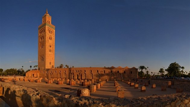 Minaret meity Kutubíja v Marrakéi
