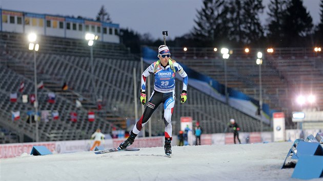 Markéta Davidová b�hem sprintu.