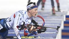Závod Svtového poháru v biatlonu (sprint 10 km mui) v Novém Mst na Morav....