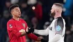 Wayne Rooney a Jesse Lingard z Manchesteru United.