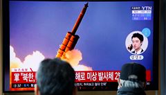 Severní Korea odpálila dvě střely, dopadly do moře, uvedli Jihokorejci