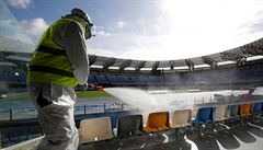 Dezinfikované byly i seda�ky.