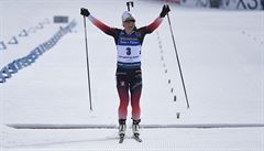 Norka Tiril Eckhoffová vyhrála v Novém Msta na Morav závod s hromadným startem