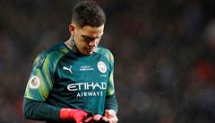 Neastný branká City Ederson po poráce od United