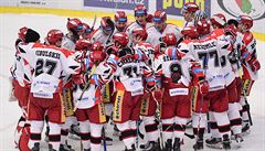 Předkolo play off hokejové extraligy - 1. zápas: Mountfield Hradec Králové - HC...