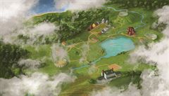 Ilustrace Johna Rocca v knize Percy Jackson Zlodj blesku.