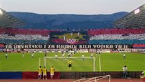 Fanouci Hajduku Split s choreem.