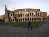 Uzavení se nevyhnulo ani slavné ímské Koloseum.