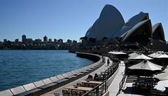 Opera v Sydney v období nákazy koronavirem.
