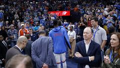 Zru�ený zápas NBA Oklahoma City Thunder � Utah Jazz