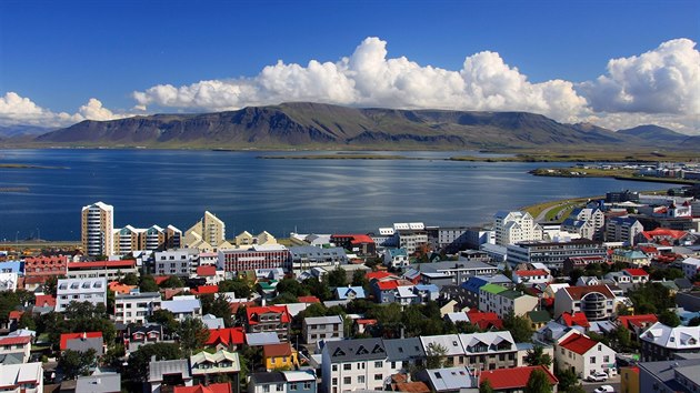 Pohled na Reykjavík