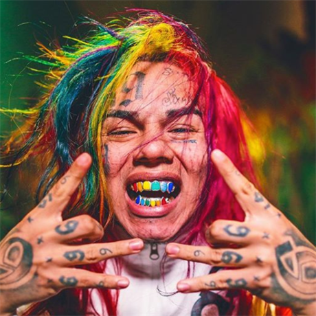 Americký rapper 6ix9ine.