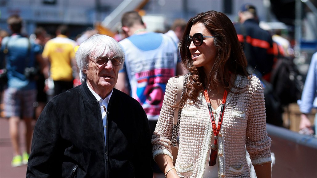 Bernie Ecclestone a Fabianou.