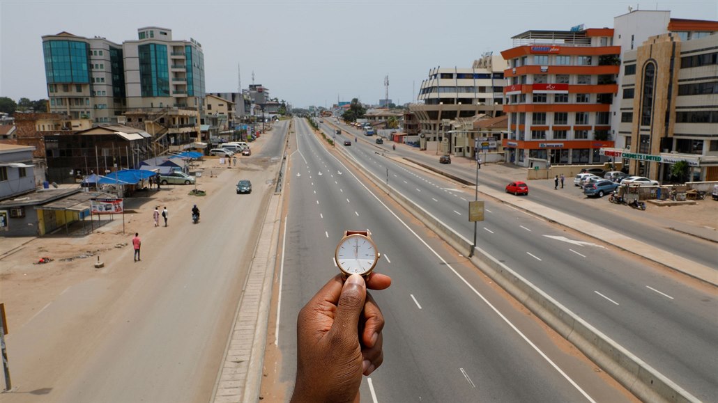 Ulice Akkry, hlavního msta západoafrického státu Ghana.