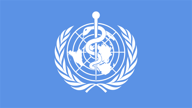Logo Svtové zdravotnické organizace (World Health Organization, WHO).
