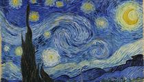 Vincent van Gogh - Hvězdná noc.