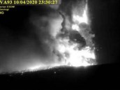 VIDEO: V Indonésii  opět vybuchla sopka Anak Krakatoa, chrlila lávu a popel do výšky 500 metrů