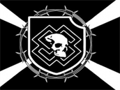 Logo extrémn pravicového uskupení hraniícího a s teroristickou skupinou -...