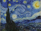 Vincent van Gogh - Hvzdná noc.