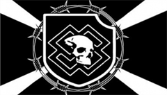Logo extrémn pravicového uskupení hraniícího a s teroristickou skupinou -...
