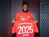 Alphonso Davies se stal hvzdou Bayernu Mnichov