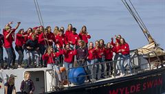 Pět týdnů se 25 nizozemských středoškoláků plavilo na plachetnici přes... | na serveru Lidovky.cz | aktuální zprávy