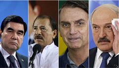 Prezidenti Berdymuhamedov, Ortega, Bolsonaro a Lukašenko
