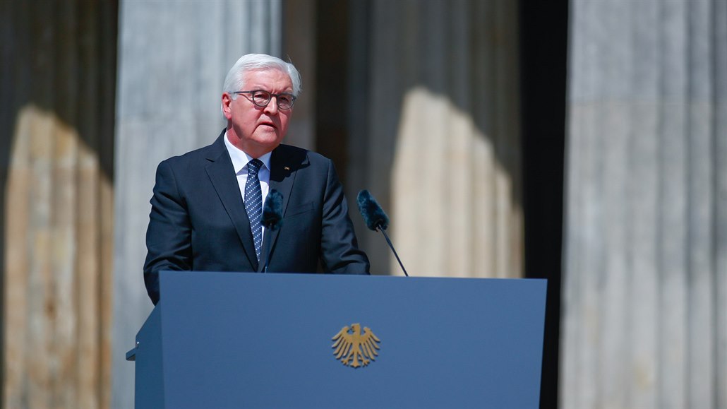 Nmecký prezident Frank-Walter Steinmeier.