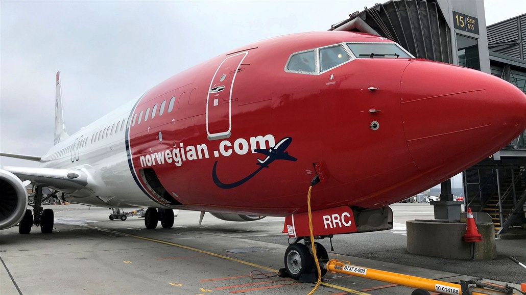 Letadlo aerolinek Norwegian Air.