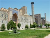 Samarkand, jedno z nejvtích mst Hedvábné stezky. Krom starobylých...