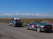 Pik Lenina na hranici Tádikistánu a Kyrgyzstánu je nejsnadnji dostupnou...