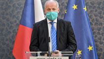 Náměstek ministra zdravotnictví Roman Prymula vystoupil 7. května 2020 v Praze...