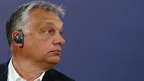Ma�arsk� premi�r Viktor Orb�n na tiskov� konferenci v B�lehrad�, 15. kv�tna...
