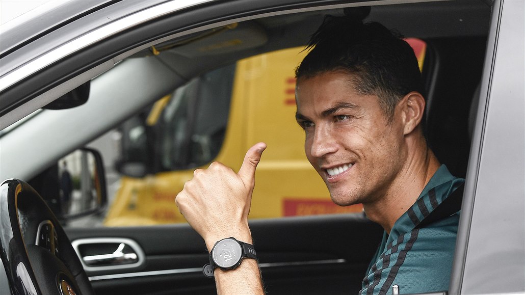 Cristiano Ronaldo po návratu k tréninku.