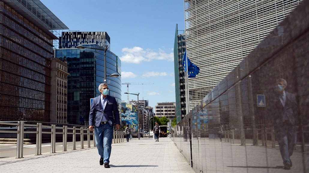 Ulice Rue Archimede v Bruselu, kde sídlí Evropská komise a maltská ambasáda.