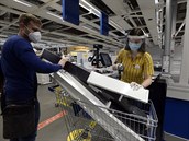 Obchodní dm IKEA v Praze na erném Most se 11. kvtna 2020 po uvolnní...