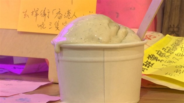 S příchutí slzného plynu. Hongkongská zmrzlina připomíná protesty