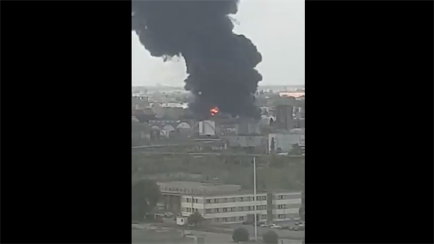 Výbuch petrochemické továrny poblí Benátek