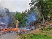 Hoící chaty Na Tokáni, NP eské výcarsko