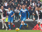 Jaromír Zmrhal v utkání proti Juventusu.