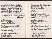 Úryvky z paíského zápisníku Jima Morrisona.