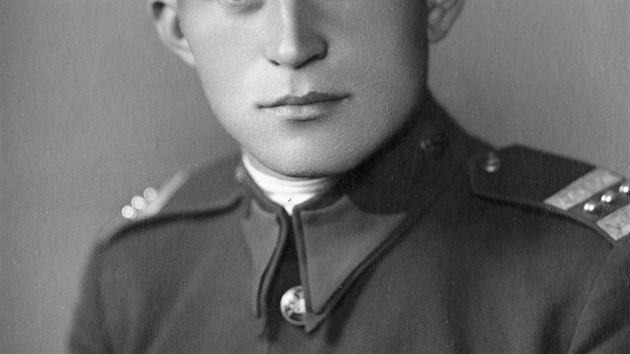 Antonín Pokorný ve škole na důstojníky v záloze, 1937