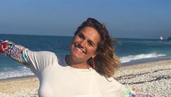 Lucie Pilipová Gaffi na pláži – po ukončení téměř tříměsíční karantény